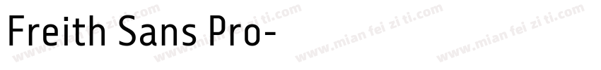 Freith Sans Pro字体转换